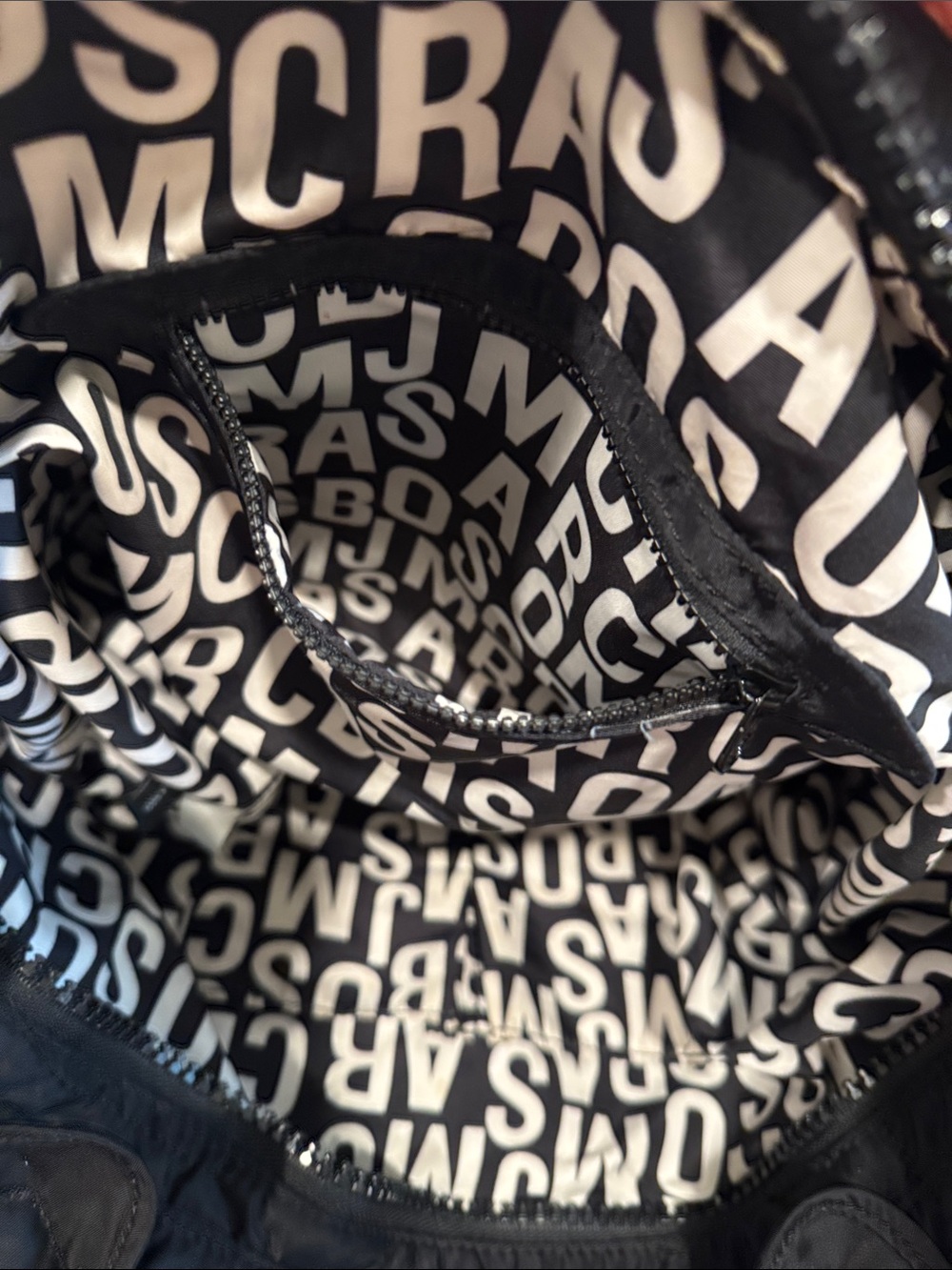 Marc Jacobs Bag Large Standard Supply Logo Stitched Black Weekender Travel Tote - Picture 12 of 17